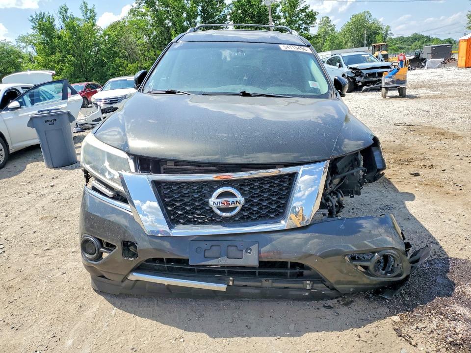 2015 Nissan Pathfinder VIN 5N1AR2MM2FC685074 COPART salvage auction — FRONT END, Md - Cert Of Salvage > 75% Damage, sold $825 on 2026-07-02 (photo 5)
