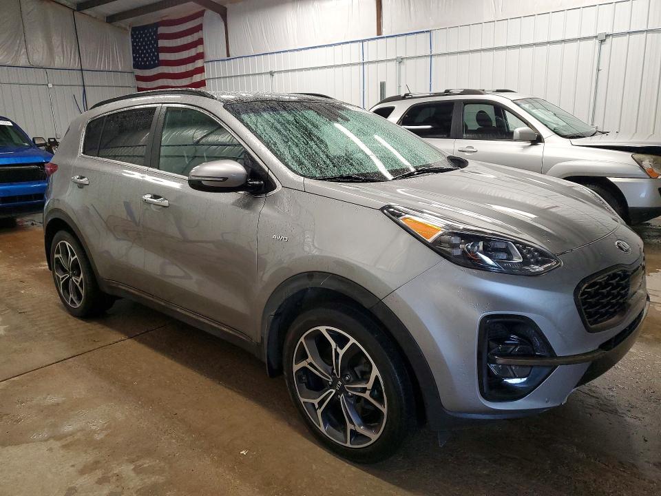 2020 Kia Sportage VIN KNDPRCA60L7675173 COPART salvage auction — REAR END, Pa - Certificate Of Salvage, sold $4,400 on 2026-07-15 (photo 4)