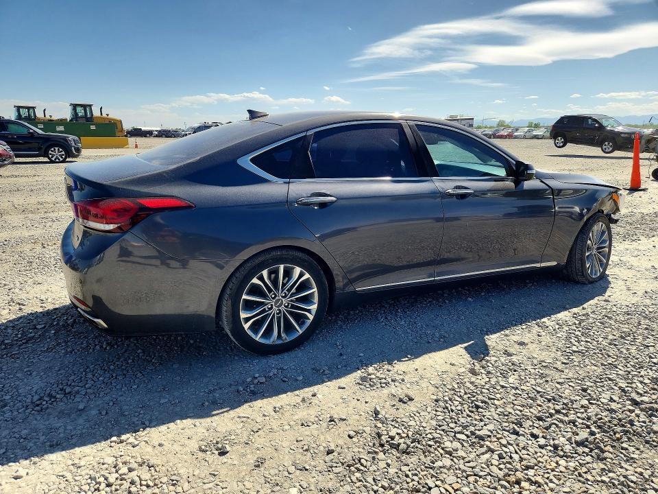 2017 Genesis VIN KMHGN4JE5HU203709 COPART salvage auction — FRONT END, Co - Public - Salvage Title, sold $1,250 on 2026-07-16 (photo 3)