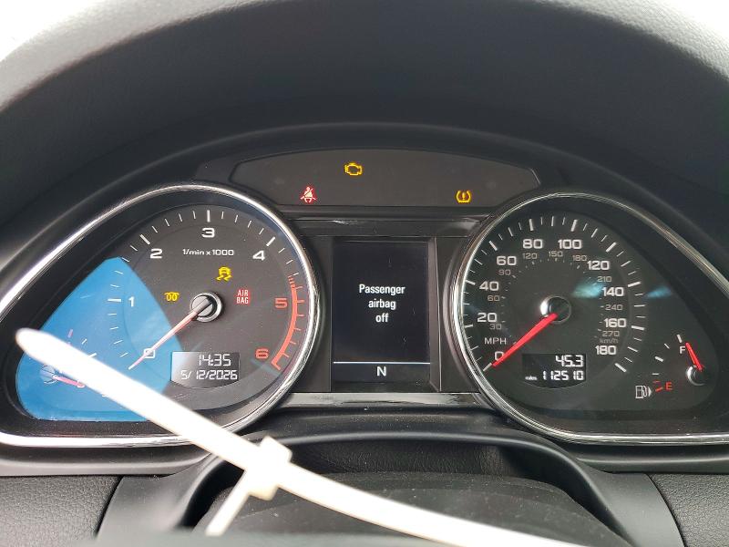 2015 Audi Q7 VIN WA1LMBFE1FD018163 COPART salvage auction — FRONT END, Il - Salvage Certificate, sold $1,050 on 2026-07-07 (photo 9)