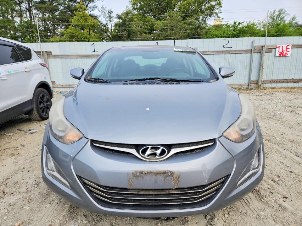 2015 Hyundai Elantra VIN KMHDH4AH7FU303926 COPART salvage auction — MECHANICAL, De - Parts Only - No Title, sold $425 on 2026-07-14 (photo 4)