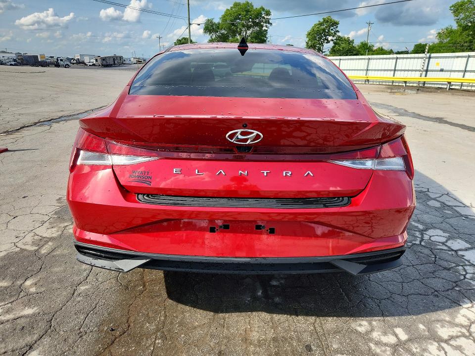 2023 Hyundai Elantra VIN KMHLS4AG4PU482934 COPART salvage auction — FRONT END, Tn - Salvage Certificate, sold $2,750 on 2026-07-27 (photo 6)