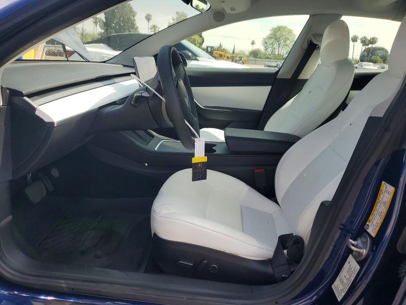 2021 Tesla Model 3 VIN 5YJ3E1EA5MF875233 COPART salvage auction — REAR END, Ca - Salvage Certificate, sold $5,200 on 2026-07-10 (photo 7)