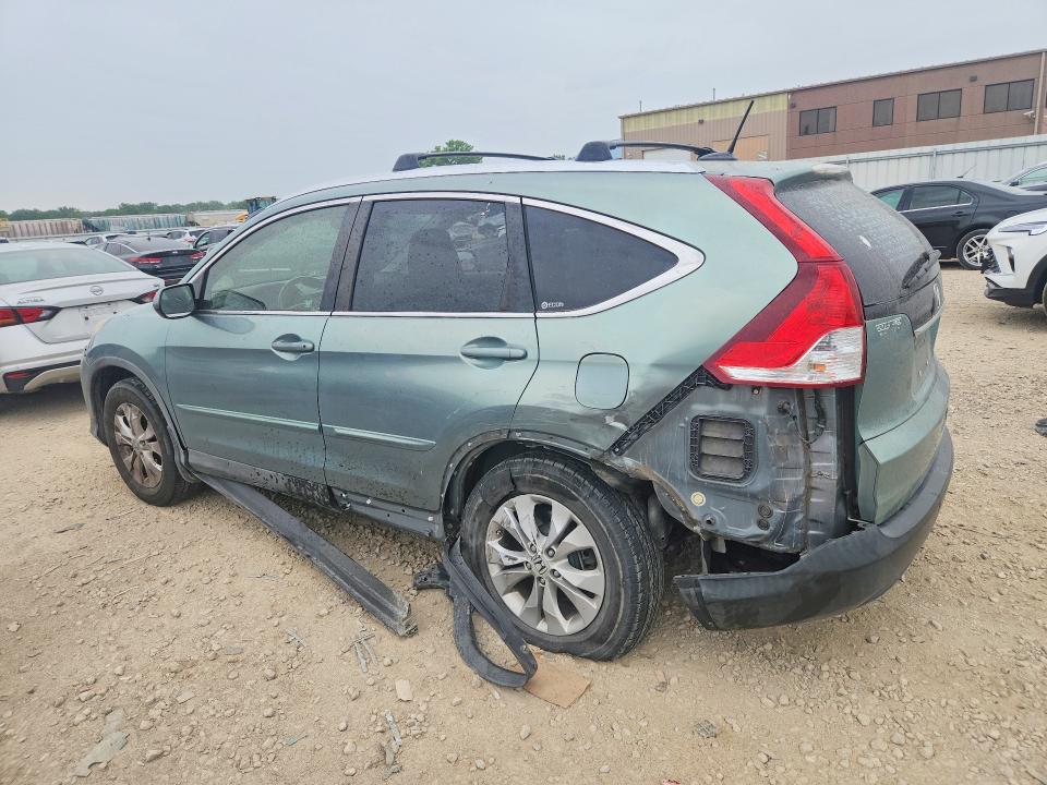 2012 Honda Cr-v VIN JHLRM4H78CC008468 COPART salvage auction — SIDE, Ks - Cert Of Title-Salvage, sold $2,550 on 2026-07-02 (photo 2)
