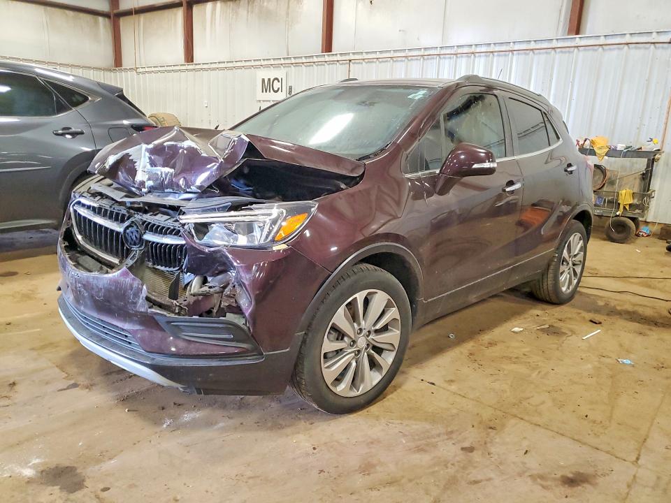 2018 Buick Encore VIN KL4CJASB8JB679529 COPART salvage auction — FRONT END, Mi - Certificate Of Title, sold $1,800 on 2026-07-17 (photo 1)