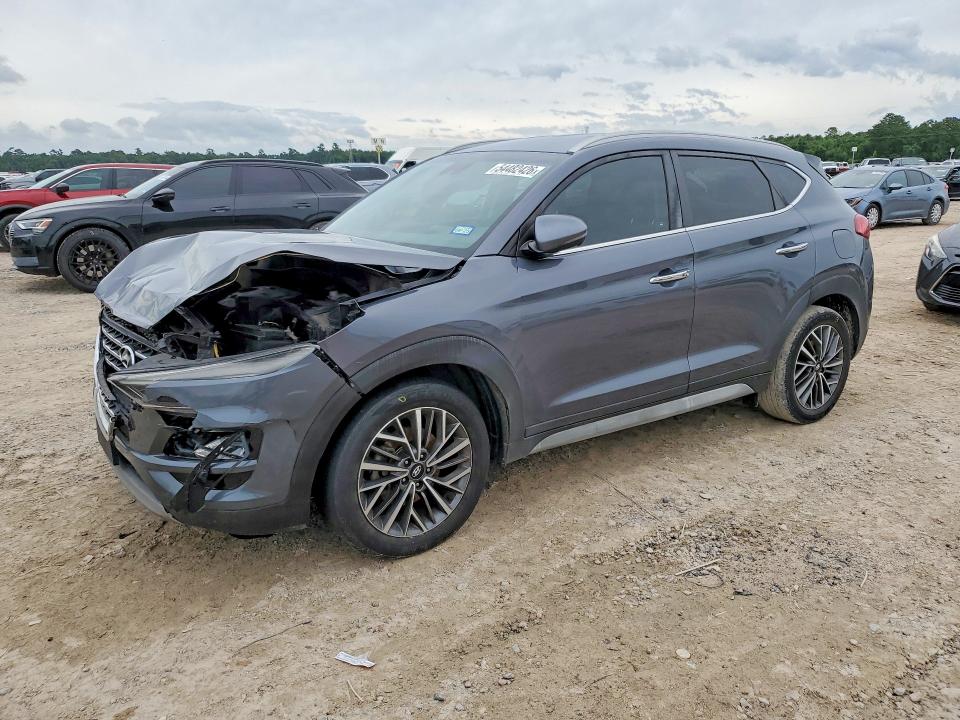 2019 Hyundai Tucson VIN KM8J33AL7KU867506 COPART salvage auction — FRONT END, Tx - Salvage Vehicle Title, sold $3,500 on 2026-07-31 (photo 1)