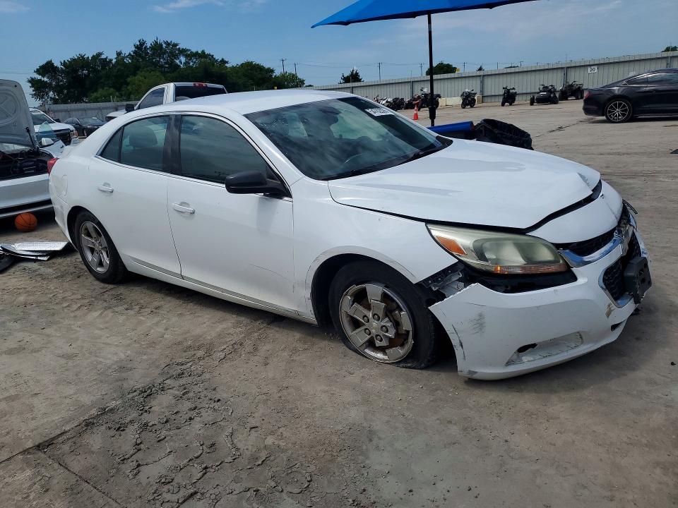 2015 Chevrolet Malibu VIN 1G11B5SL8FF201453 COPART salvage auction — FRONT END, Tx - Salvage Vehicle Title, sold $450 on 2026-07-09 (photo 4)