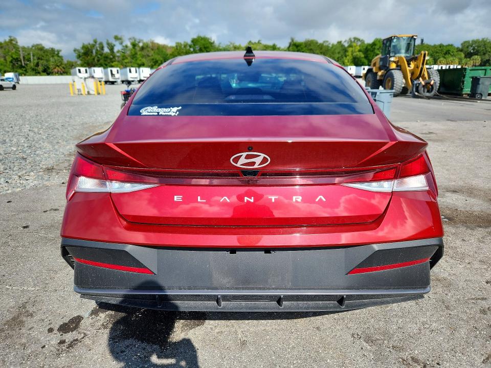 2024 Hyundai Elantra VIN KMHLM4DG1RU799109 COPART salvage auction — FRONT END, Fl - Certificate Of Destruction, sold $2,350 on 2026-07-06 (photo 6)