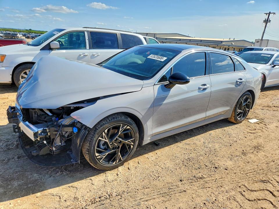 2025 Kia K5 VIN KNAG64J73S5381684 COPART salvage auction — FRONT END, Tx - Salvage Vehicle Title, sold $9,400 on 2026-07-23 (photo 1)