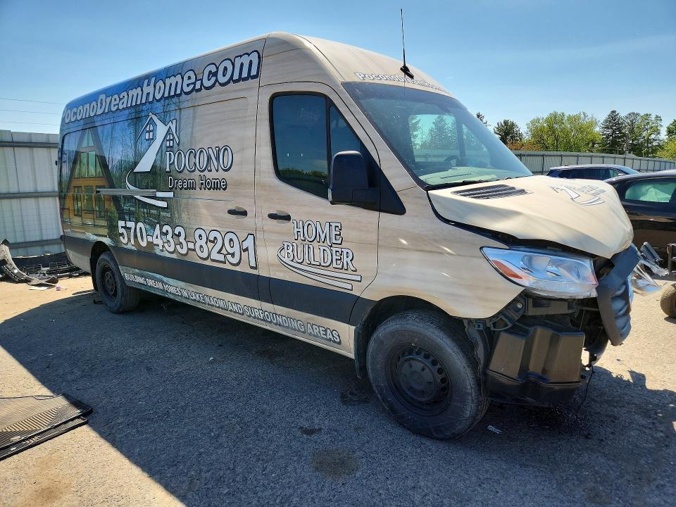 2024 Mercedes-benz Sprinter VIN W1Y4NCHY1RT186086 COPART salvage auction — FRONT END, Pa - Certificate Of Salvage, sold $17,900 on 2026-07-15 (photo 4)
