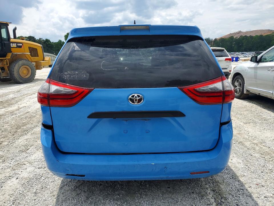 2020 Toyota Sienna VIN 5TDZZ3DCXLS088110 COPART salvage auction — FRONT END, Nc - Certificate Of Title, sold $5,400 on 2026-07-27 (photo 6)