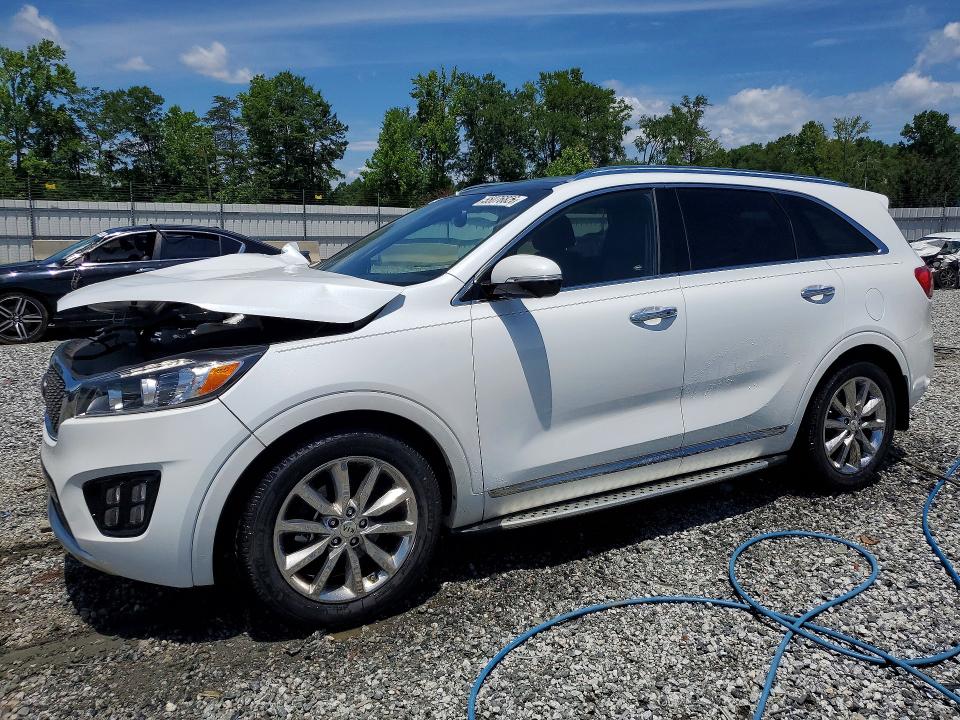2016 Kia Sorento VIN 5XYPK4A53GG125332 COPART salvage auction — FRONT END, Sc - Cert Of Title-Salvage, sold $800 on 2026-07-27 (photo 1)