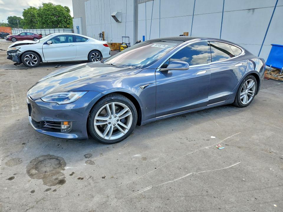 2018 Tesla Model s VIN 5YJSA1E25JF244834 COPART salvage auction — FRONT END, Fl - Cert Of Title Slvg Rebuildable, sold $6,600 on 2026-07-08 (photo 1)
