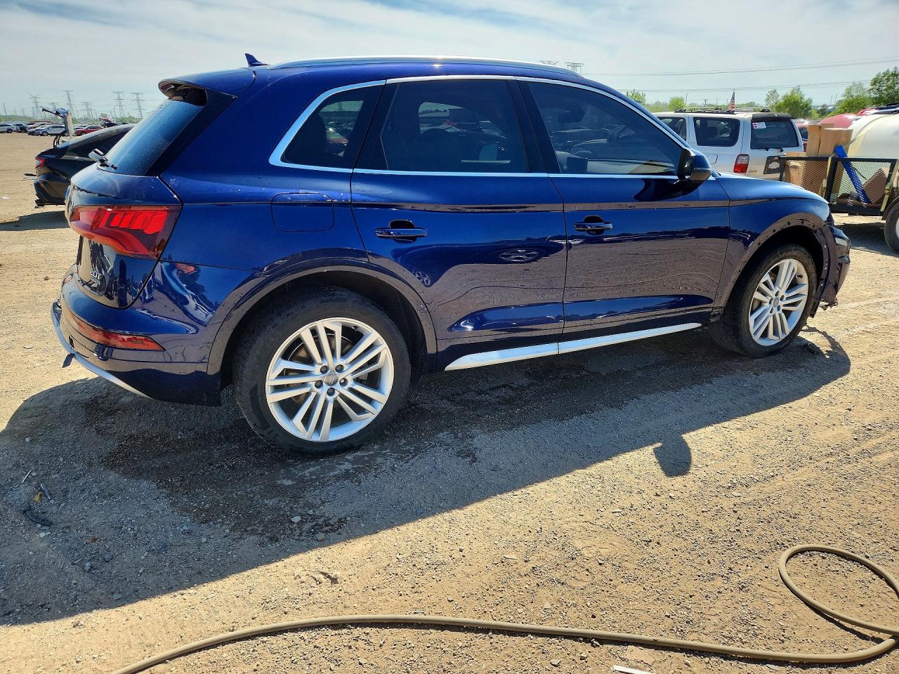 2018 Audi Q5 VIN WA1BNAFY6J2003417 COPART salvage auction — Front End, IL - SALVAGE CERTIFICATE, sold $6,000 on 2026-06-30 (photo 3)