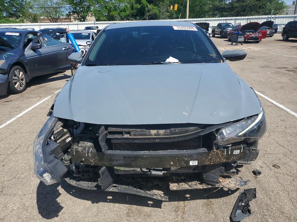 2021 Hyundai VIN KMHLS4AG9MU211072 COPART salvage auction — FRONT END, Oh - Cert Of Title-Salvage, sold $3,850 on 2026-07-10 (photo 5)