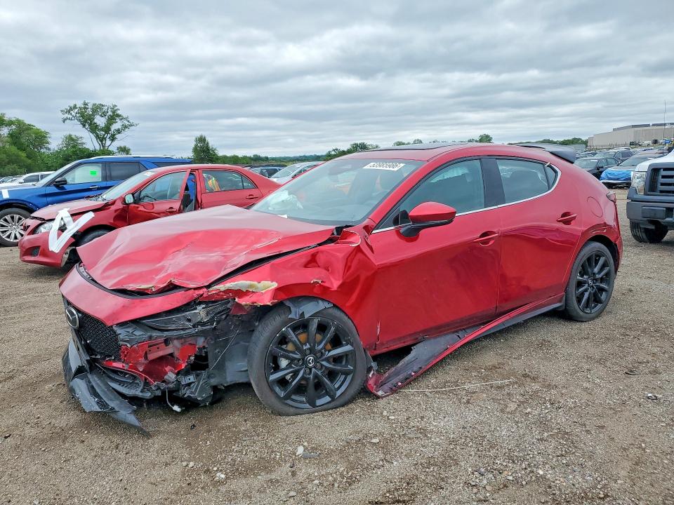 2026 Mazda 3 VIN JM1BPAML6T1859803 COPART salvage auction — FRONT END, Ia - Cert Of Title-Salvage Title, sold $1,900 on 2026-07-06 (photo 1)