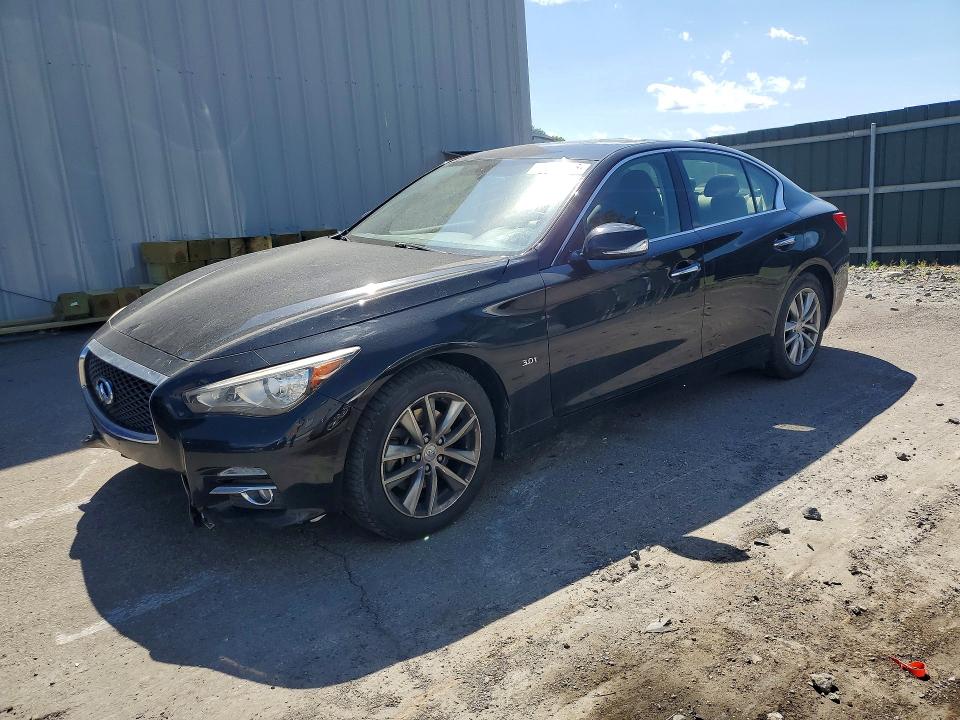 2017 Infiniti VIN JN1EV7AR4HM831554 COPART salvage auction — FRONT END, Pa - Certificate Of Salvage, sold $1,500 on 2026-07-02 (photo 1)