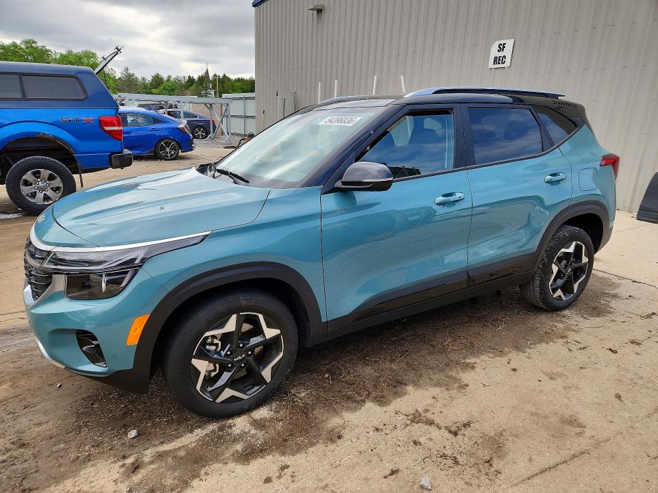 2025 Kia Seltos VIN KNDEUCAA9S7772624 COPART salvage auction — SIDE, Wi - Cert Of Title-Claim Paid, sold $8,100 on 2026-07-13 (photo 1)