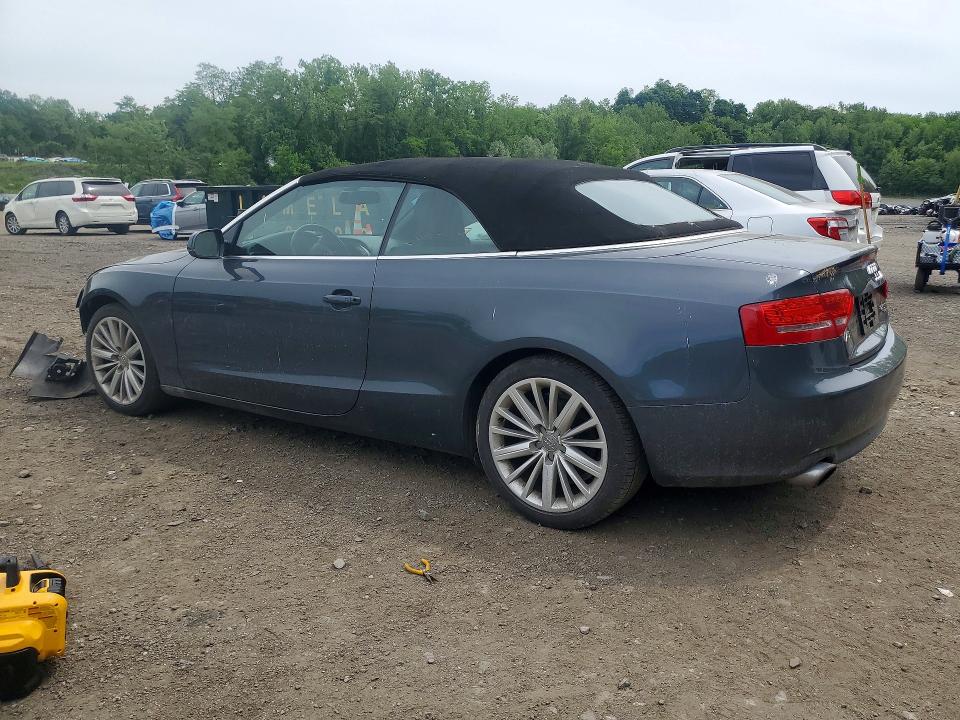 2010 Audi A5 VIN WAULFAFH8AN026071 COPART salvage auction — FRONT END, Ny - Mv-907A Salvage Certificate, sold $1,050 on 2026-07-07 (photo 2)