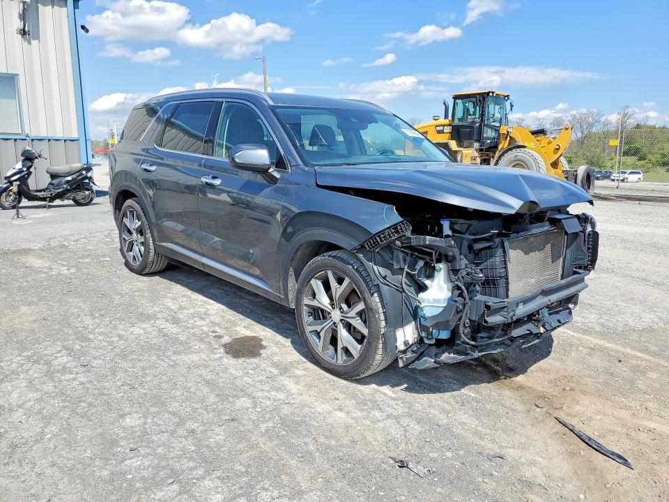 2021 Hyundai Palisade VIN KM8R4DHE4MU278249 COPART salvage auction — FRONT END, MD - CERT OF SALVAGE > 75% DAMAGE, sold $5,100 on 2026-07-10 (photo 4)