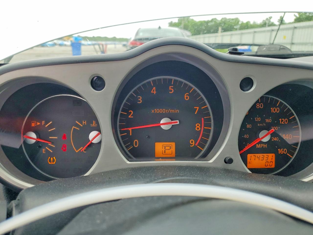 2008 Nissan 350Z VIN JN1BZ34D98M706260 COPART salvage auction — Side, AL - CERT OF TITLE-SALVAGE TITLE, sold $800 on 2026-06-25 (photo 9)
