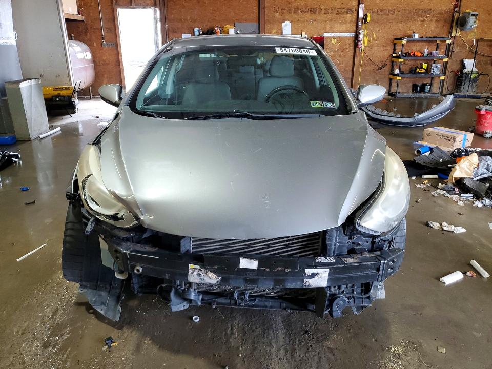 2014 Hyundai Elantra VIN KMHDH4AE1EU128402 COPART salvage auction — FRONT END, PA - CERTIFICATE OF SALVAGE, sold $950 on 2026-07-30 (photo 5)