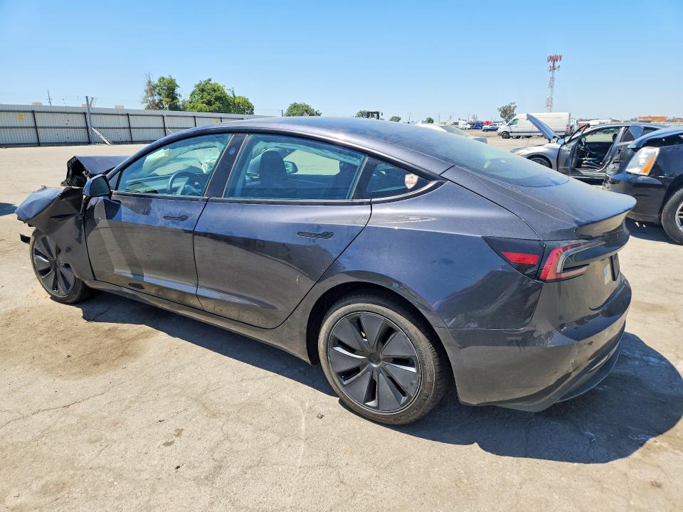 2024 Tesla Model 3 VIN 5YJ3E1EA7RF824727 COPART salvage auction — FRONT END, Ca - Salvage Certificate, sold $7,500 on 2026-08-28 (photo 2)