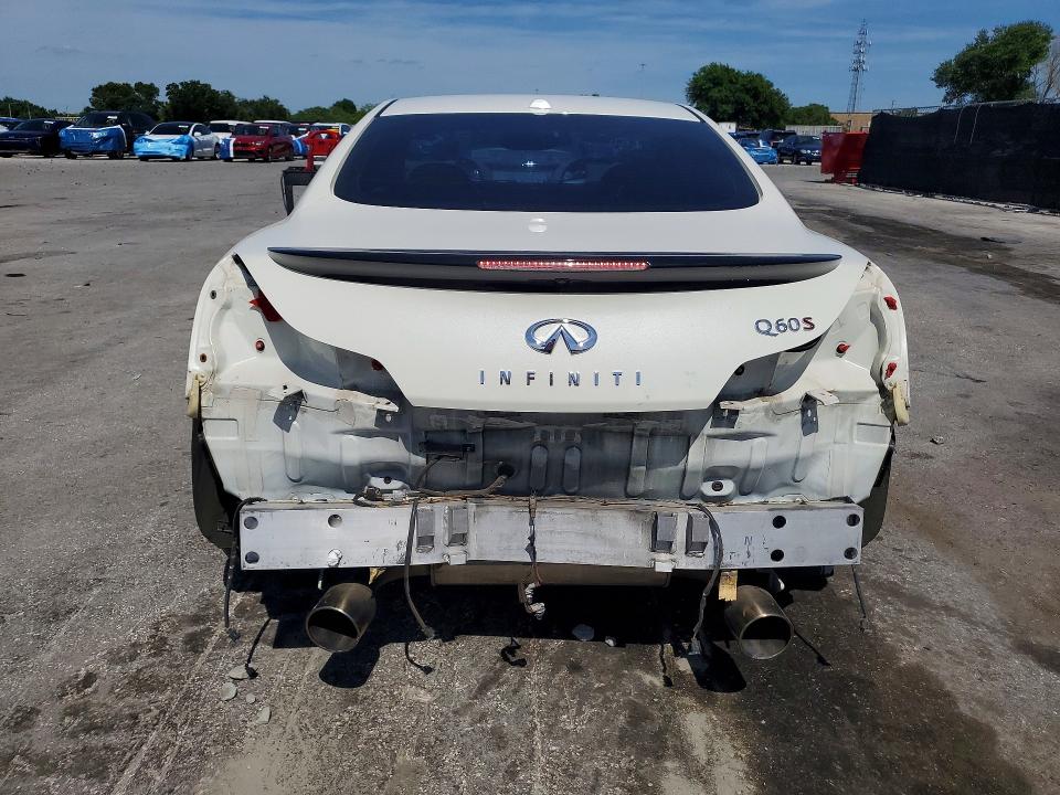 2015 Infiniti Q60 VIN JN1CV6EKXFM870189 COPART salvage auction — REAR END, Fl - Cert Of Title Slvg Rebuildable, sold $4,250 on 2026-07-09 (photo 6)