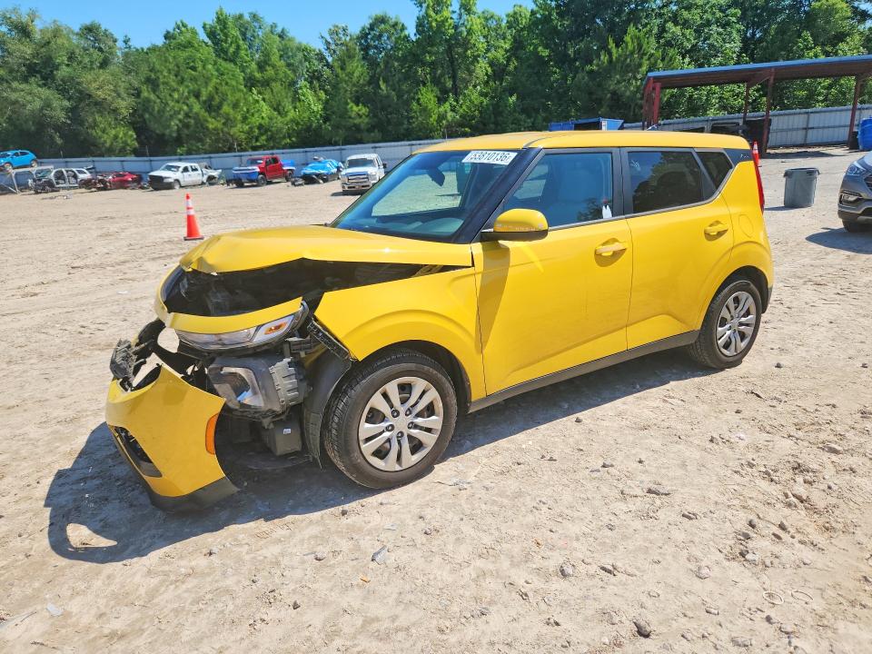 2020 Kia Soul VIN KNDJ23AUXL7110289 COPART salvage auction — FRONT END, Fl - Cert Of Title Slvg Rebuildable, sold $2,150 on 2026-07-31 (photo 1)