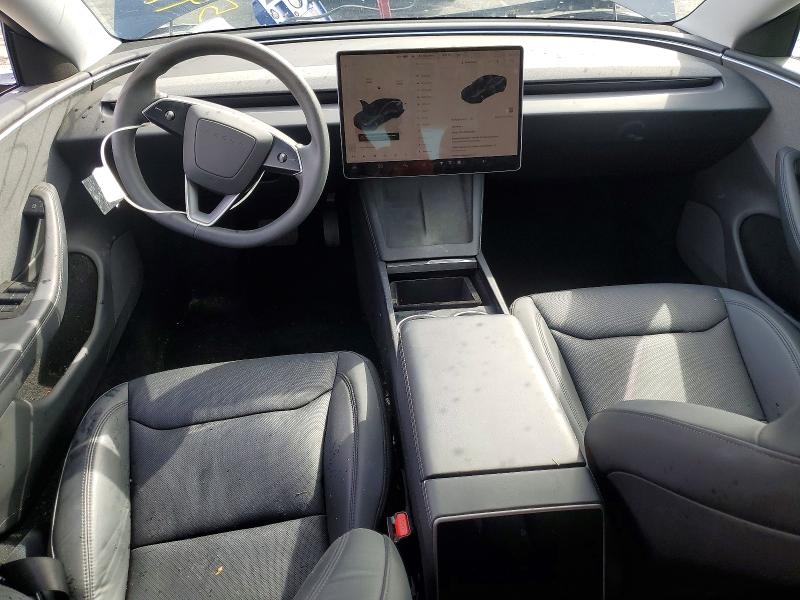 2024 Tesla Model 3 VIN 5YJ3E1EA8RF743011 COPART salvage auction — REAR END, CA - SALVAGE CERTIFICATE, sold $9,100 on 2026-07-24 (photo 8)