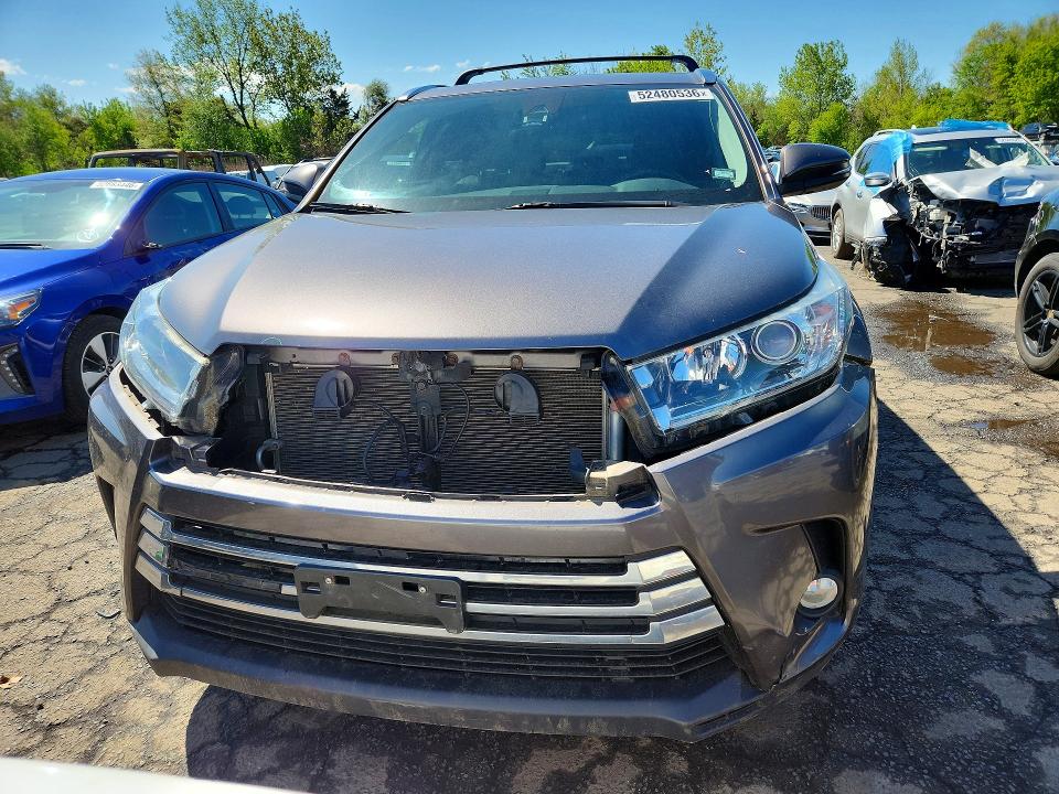 2018 Toyota VIN 5TDDZRFH7JS855477 COPART salvage auction — FRONT END, Ct - Cert Of Title-Salvage, sold $10,900 on 2026-07-14 (photo 5)