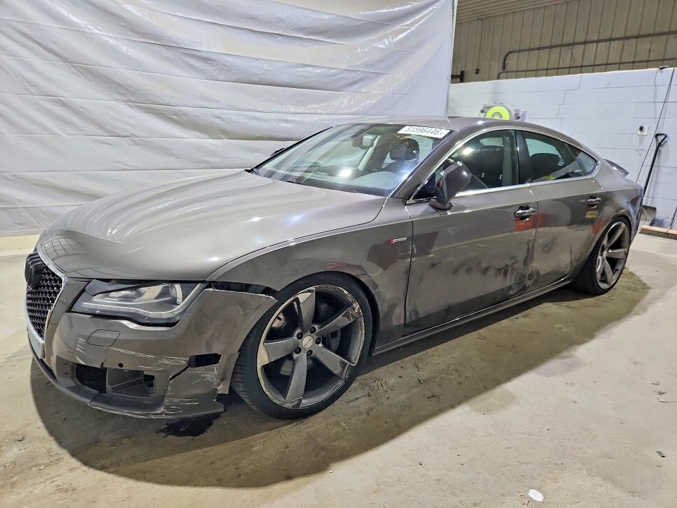 2012 Audi VIN WAUYGAFC8CN073191 COPART salvage auction — FRONT END, Nh - Cert Of Title-Salvage, sold $1,250 on 2026-07-09 (photo 1)