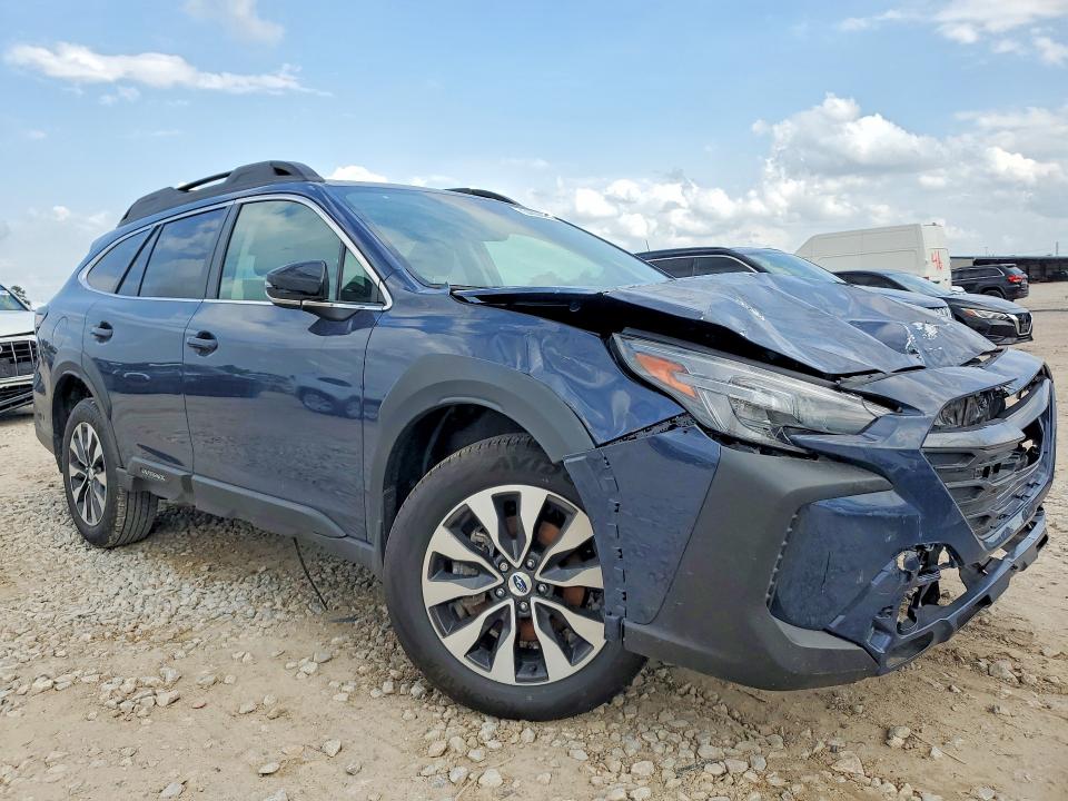 2025 Subaru Outback VIN 4S4BTANC1S3287113 COPART salvage auction — FRONT END, Tx - Salvage Vehicle Title, sold $7,300 on 2026-07-28 (photo 4)