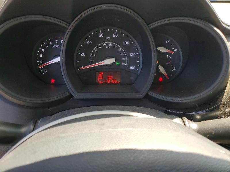 2016 Kia Rio VIN KNADN4A34G6680590 COPART salvage auction — FRONT END, Ca - Salvage Certificate, sold $900 on 2026-07-06 (photo 9)