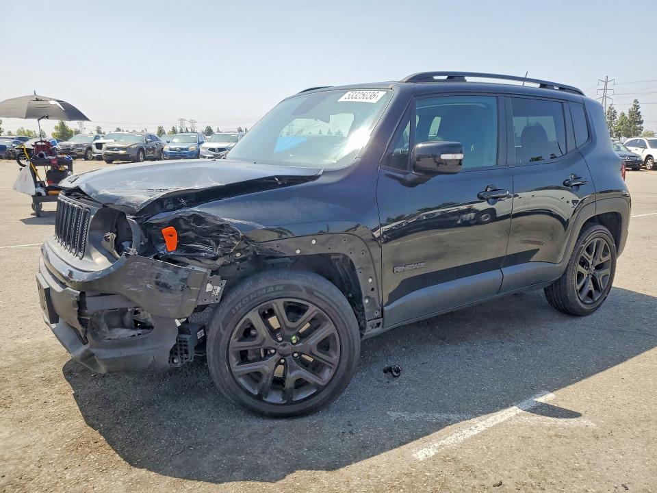 2017 Jeep Renegade VIN ZACCJABB3HPG46783 COPART salvage auction — FRONT END, CA - SALVAGE CERTIFICATE, sold $1,550 on 2026-07-28 (photo 1)