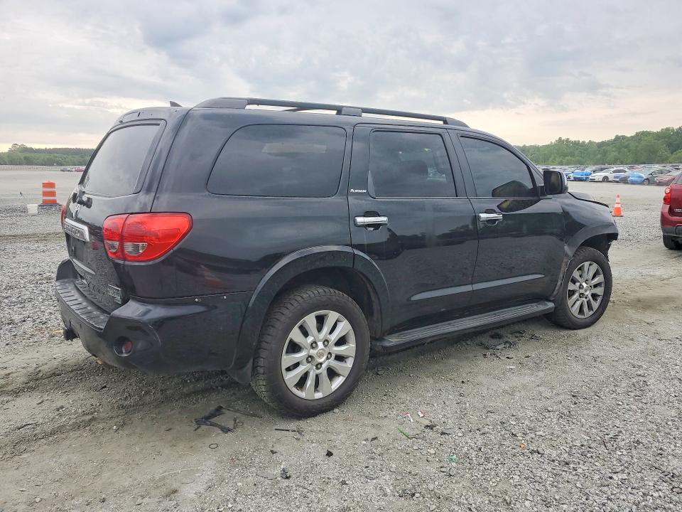 2011 Toyota Sequoia VIN 5TDDW5G19BS050780 COPART salvage auction — FRONT END, Sc - Cert Of Title-Salvage, sold $4,400 on 2026-07-06 (photo 3)