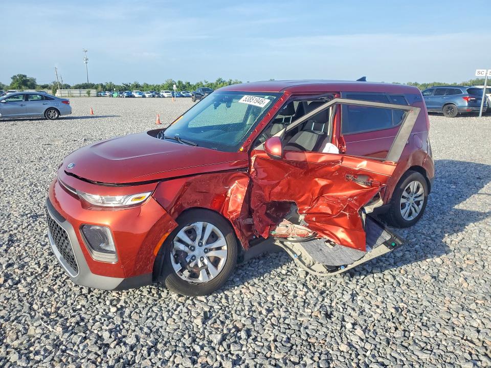 2021 Kia Soul VIN KNDJ23AU7M7754429 COPART salvage auction — SIDE, Fl - Certificate Of Destruction, sold $2,550 on 2026-07-02 (photo 1)
