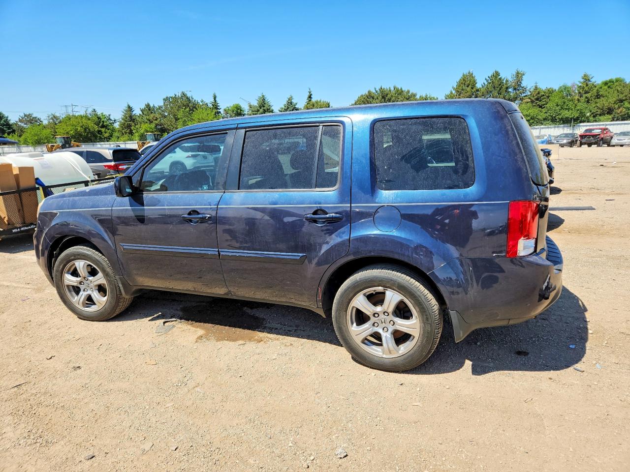 2012 Honda Pilot VIN 5FNYF3H55CB022231 COPART salvage auction — Rear End, IL - SALVAGE CERTIFICATE, sold $1,000 on 2026-07-02 (photo 2)
