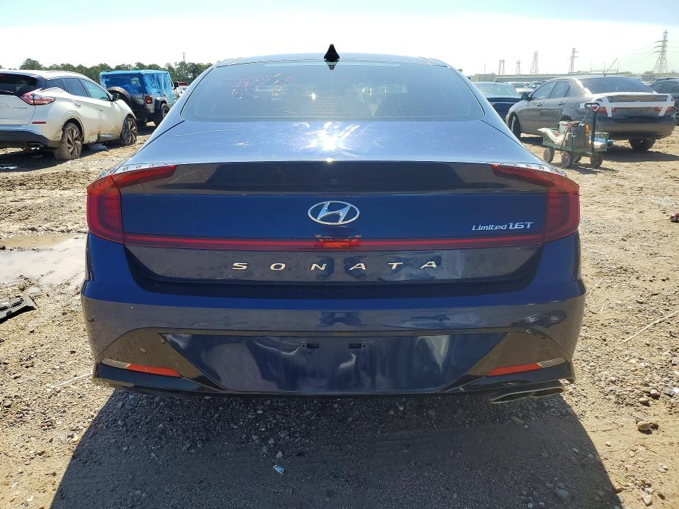 2022 Hyundai Sonata VIN 5NPEH4J22NH138753 COPART salvage auction — FRONT END, Tx - Salvage Vehicle Title, sold $6,500 on 2026-07-17 (photo 6)