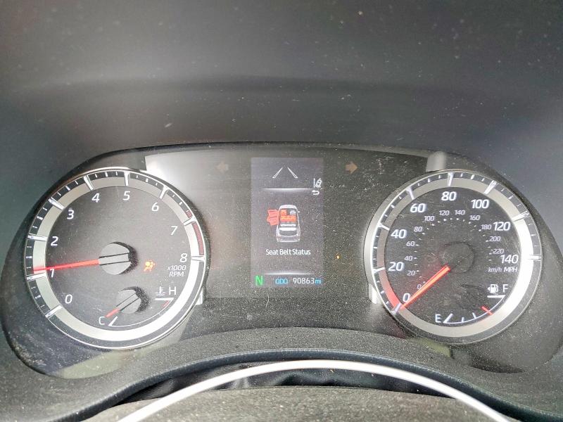 2021 Toyota VIN 5TDCZRAH1MS084313 COPART salvage auction — REAR END, Ca - Salvage Certificate, sold $10,500 on 2026-07-16 (photo 9)
