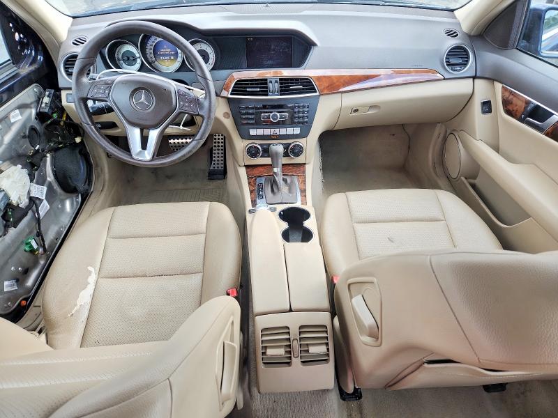 2012 Mercedes-benz C-klasse VIN WDDGF8BB8CR208790 COPART salvage auction — FRONT END, Ri - Salvage Certificate Of Title, sold $1,350 on 2026-08-04 (photo 8)