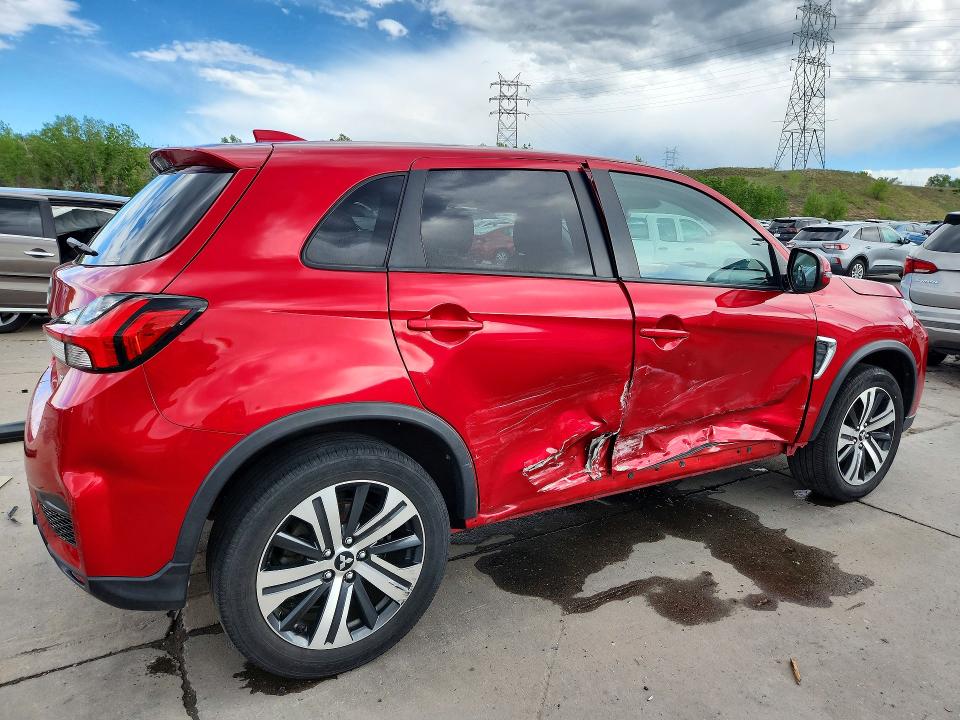 2020 Mitsubishi Outlander VIN JA4AR3AU4LU020403 COPART salvage auction — SIDE, Fl - Cert Of Title Slvg Rebuildable, sold $4,600 on 2026-07-06 (photo 3)