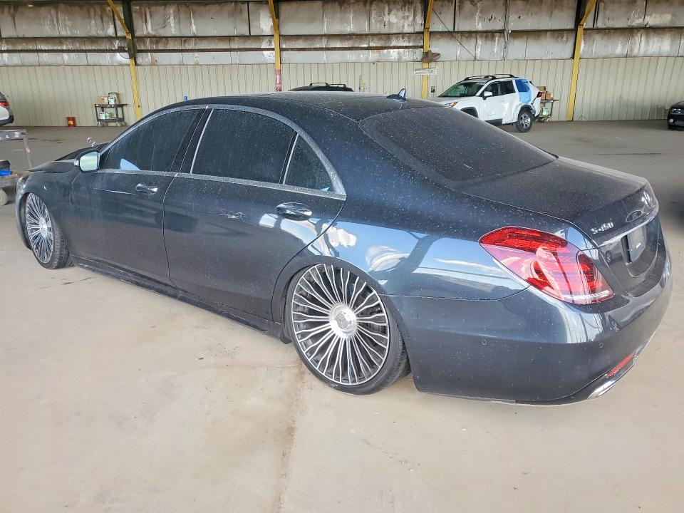 2018 Mercedes-benz S class VIN WDDUG6GB3JA345757 COPART salvage auction — ENGINE BURN, AZ - CERT OF TITLE - SALVAGE, sold $2,200 on 2026-07-22 (photo 2)