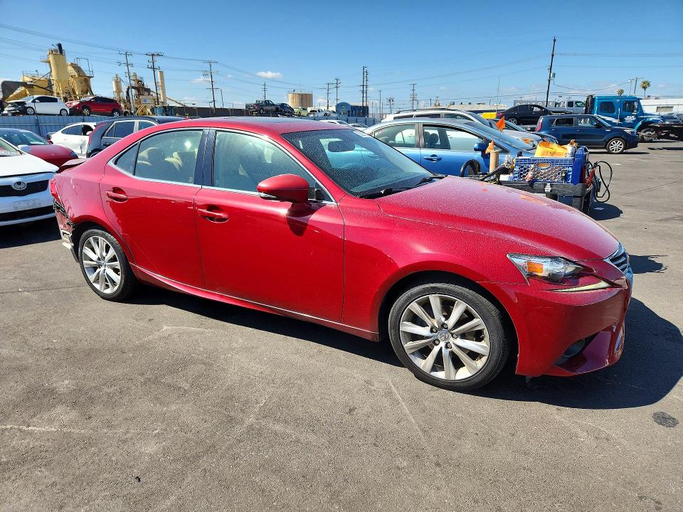 2013 Lexus Is VIN JTHBF1D27E5002636 COPART salvage auction — REAR END, CA - SALVAGE CERTIFICATE, sold $4,750 on 2026-07-29 (photo 4)
