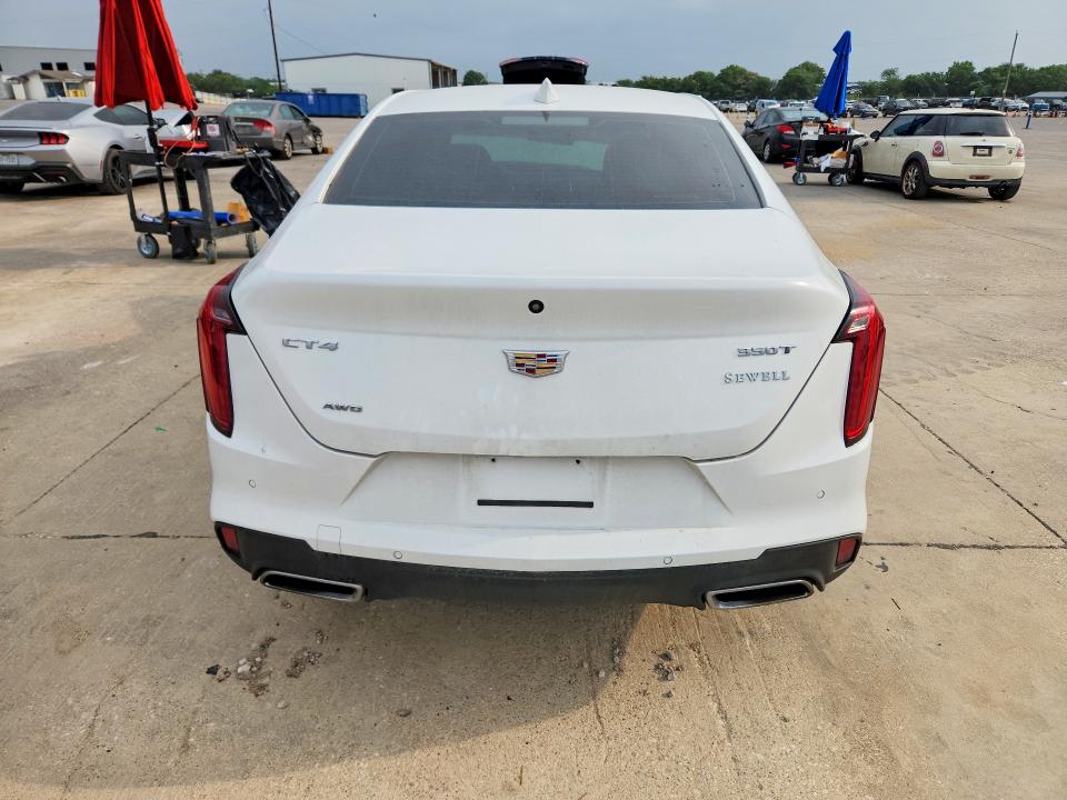 2023 Cadillac Ct4 VIN 1G6DF5RK7P0121980 COPART salvage auction — FRONT END, Tx - Salvage Vehicle Title, sold $2,600 on 2026-07-09 (photo 6)