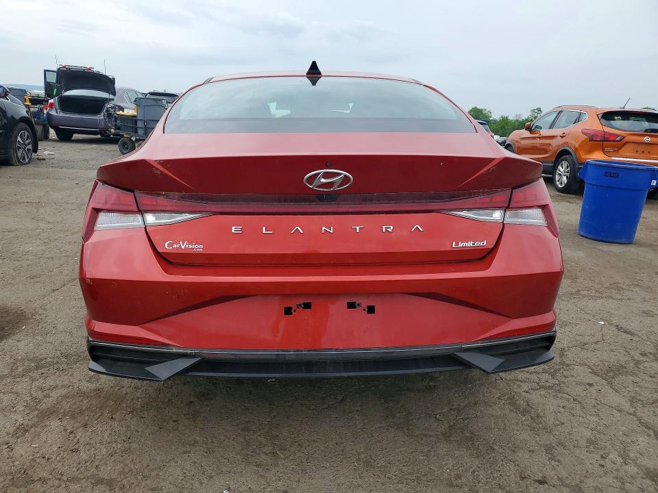2021 Hyundai Elantra VIN KMHLP4AG1MU066224 COPART salvage auction — SIDE, PA - CERTIFICATE OF SALVAGE, sold $2,300 on 2026-07-09 (photo 6)