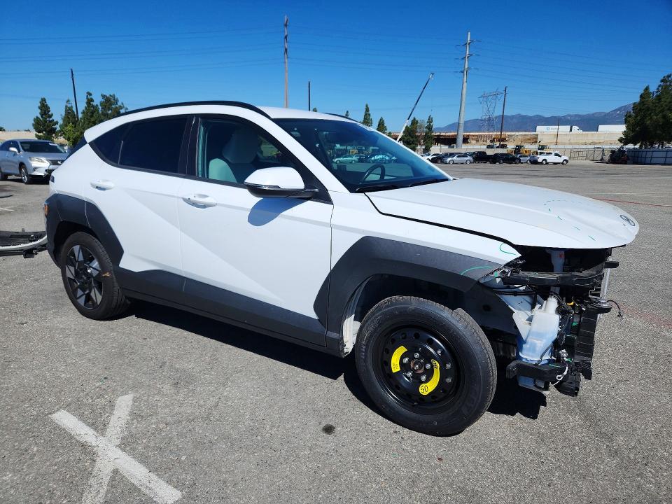 2024 Hyundai Kona VIN KM8HB3AB8RU184572 COPART salvage auction — FRONT END, Ca - Salvage Certificate, sold $6,500 on 2026-07-15 (photo 4)