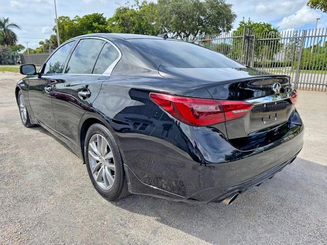 2021 Infiniti Q50 VIN JN1EV7AP1MM701174 COPART salvage auction — MINOR DENT/SCRATCHES, Fl - Certificate Of Destruction (P), sold $9,800 on 2026-07-27 (photo 2)
