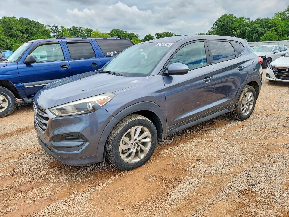 2018 Hyundai Tucson VIN KM8J23A43JU635317 COPART salvage auction — FRONT END, Fl - Cert Of Title Slvg Rebuildable, sold $350 on 2026-07-28 (photo 1)