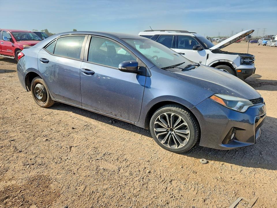 2014 Toyota Corolla VIN 5YFBURHE6EP153268 COPART salvage auction — REAR END, Il - Salvage Certificate, sold $2,550 on 2026-07-09 (photo 4)